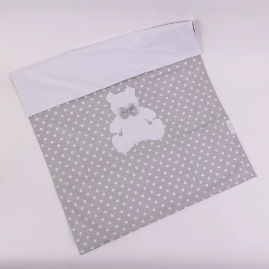 Copertina duble-face grigia e bianca Copertina duble-face grigia e bianca