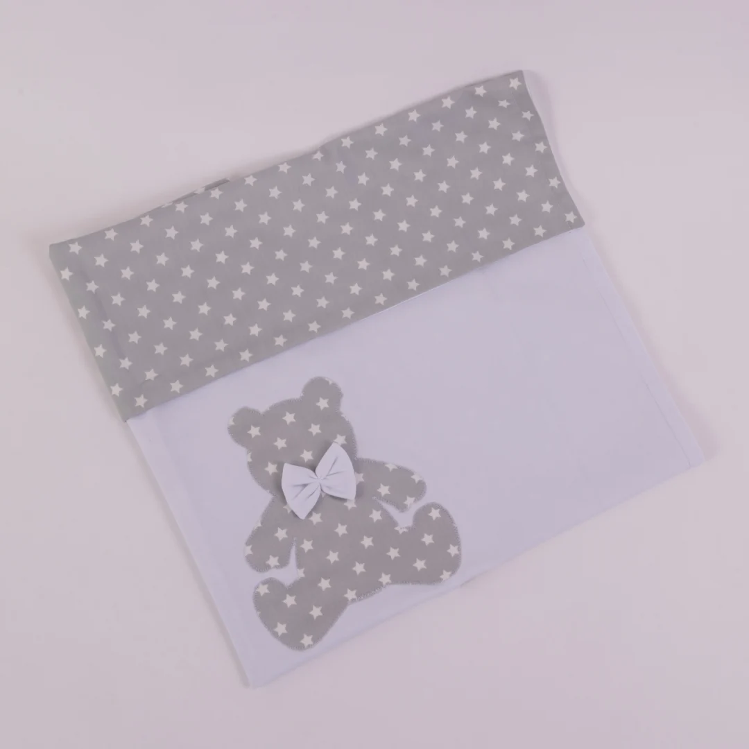 Copertina duble-face grigia e bianca Copertina duble-face grigia e bianca - immagine 2