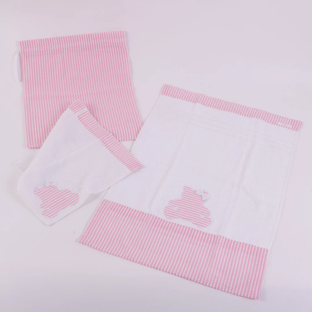 Set asilo bimba righe piccole Set asilo bimba righe piccole - immagine 2