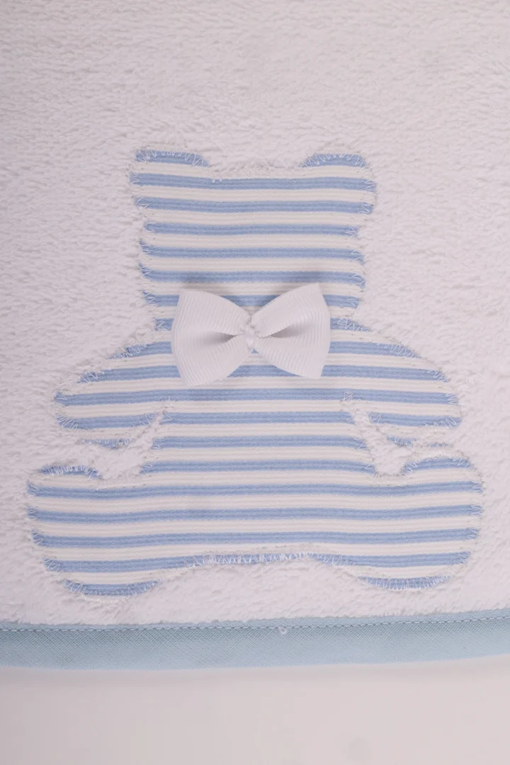 Bavaglino pappa orsetto righe Bavaglino pappa orsetto righe - immagine 2