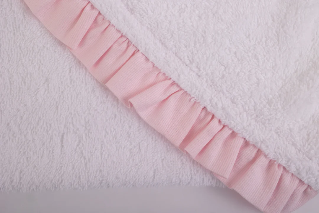 Triangolo neonato balza rosa Triangolo neonato balza rosa - immagine 3