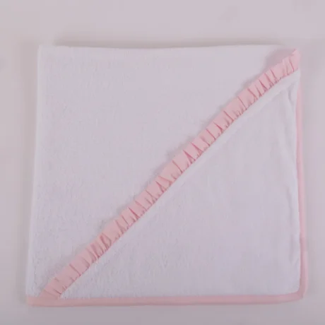 Triangolo neonato balza rosa