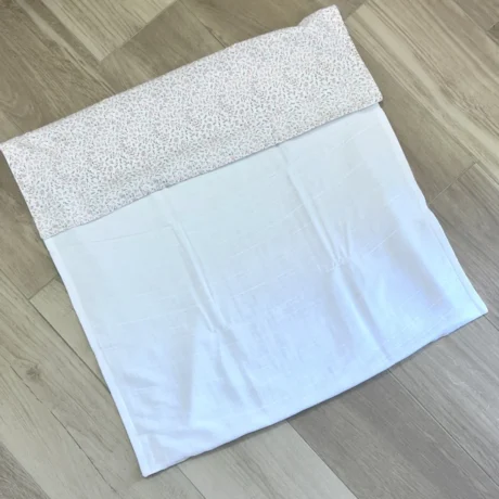 Copertina duble-face in mussola bimba