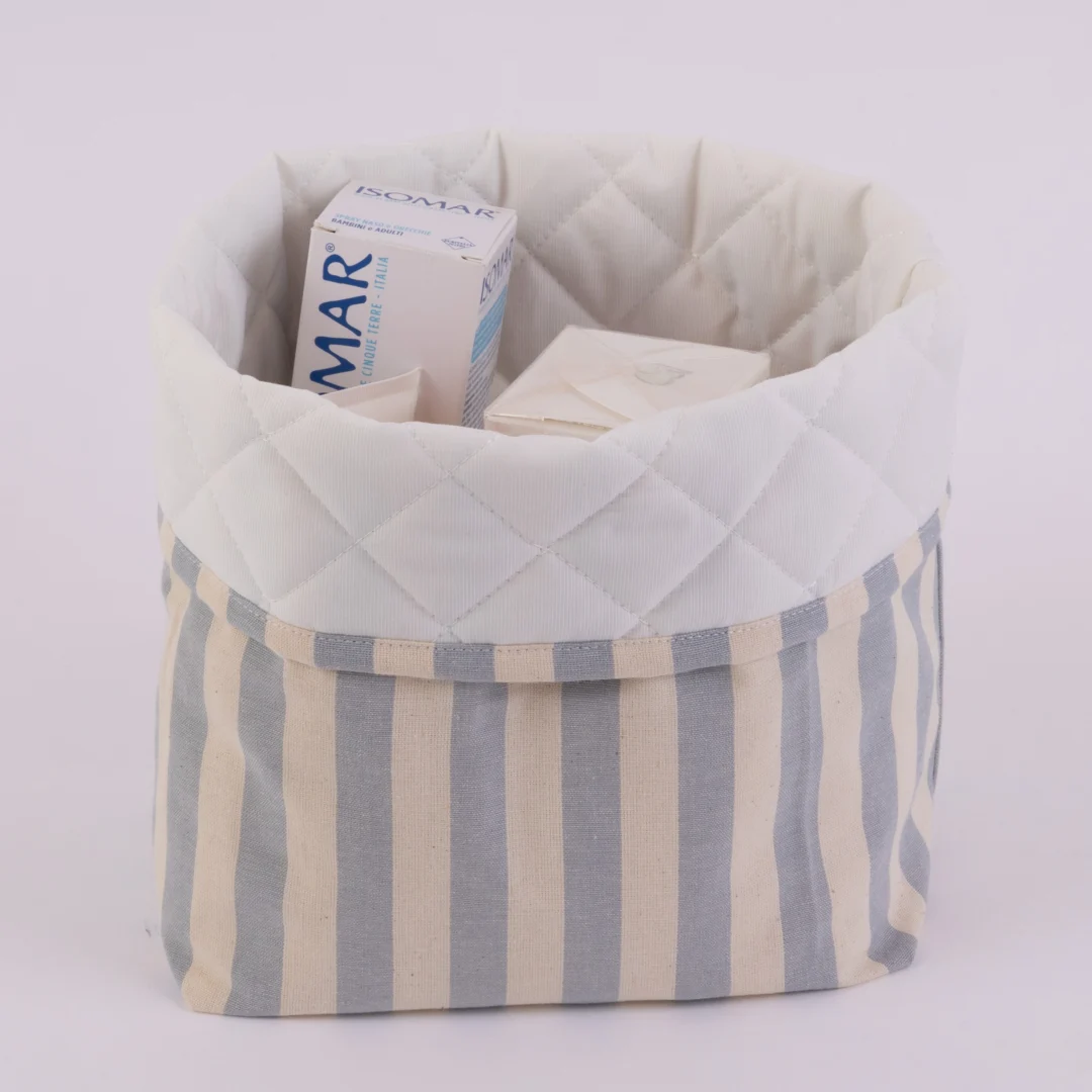 Portaprodotti righe provenza Portaprodotti righe provenza