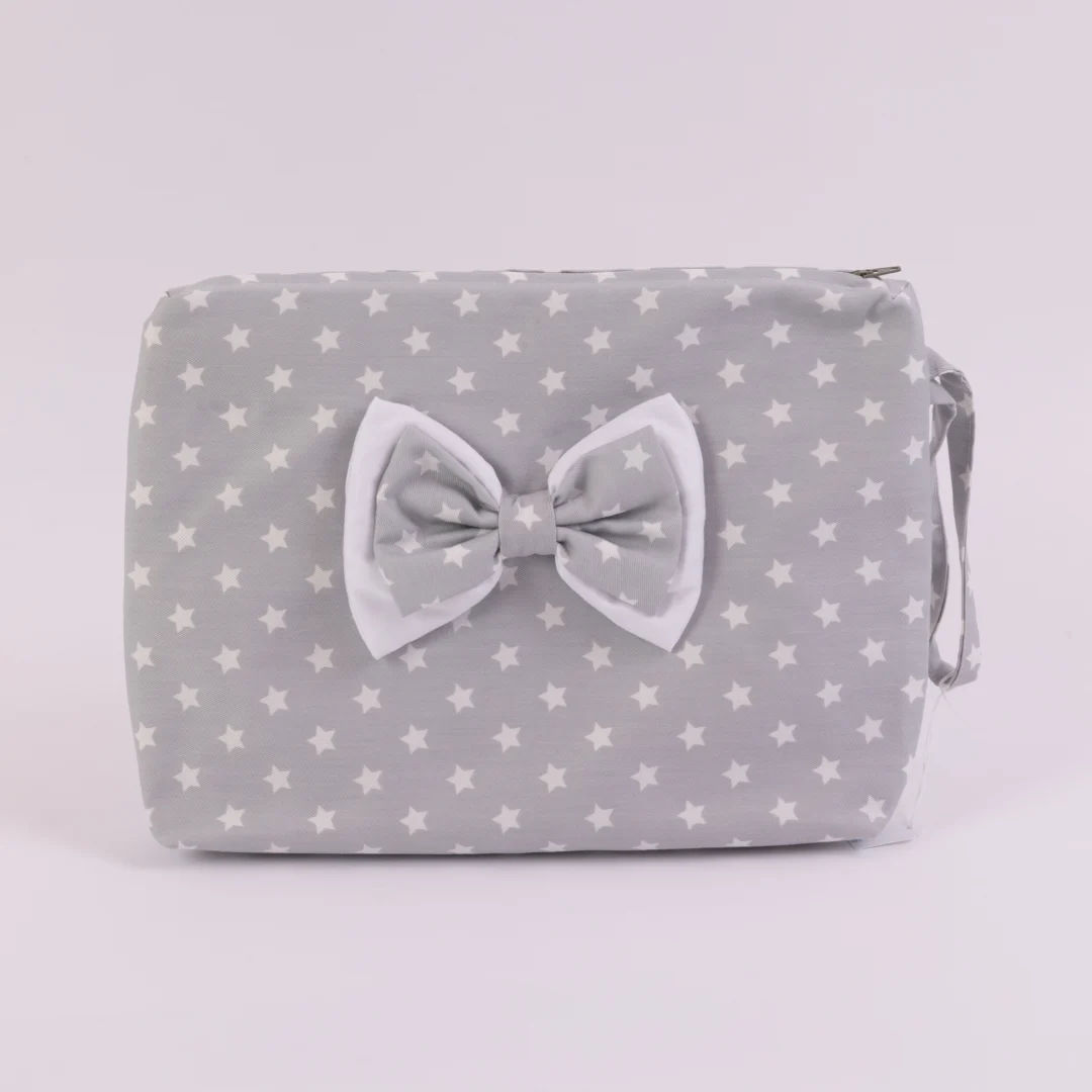 Pochette grande grigia a stelline Pochette grande grigia a stelline