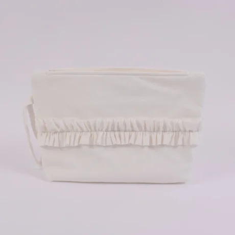 Pochette grande panna con balza