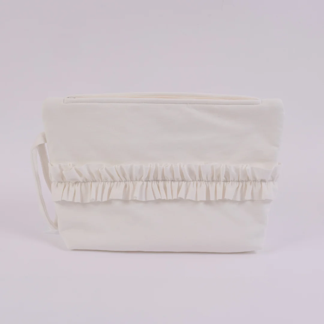 Pochette grande panna con balza Pochette grande panna con balza