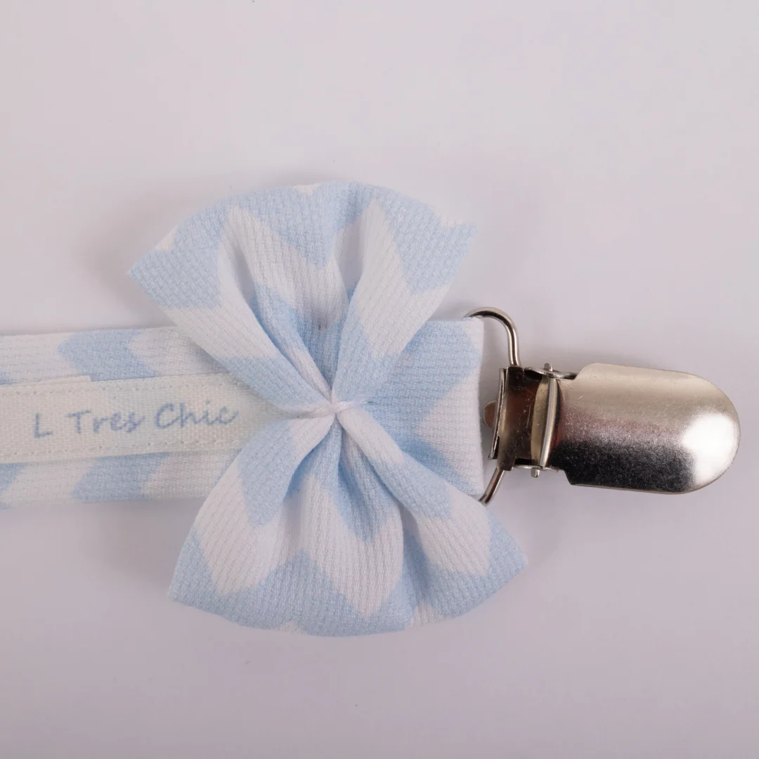 Catenella Portaciuccio a zig zag celeste Catenella Portaciuccio a zig zag celeste - immagine 3