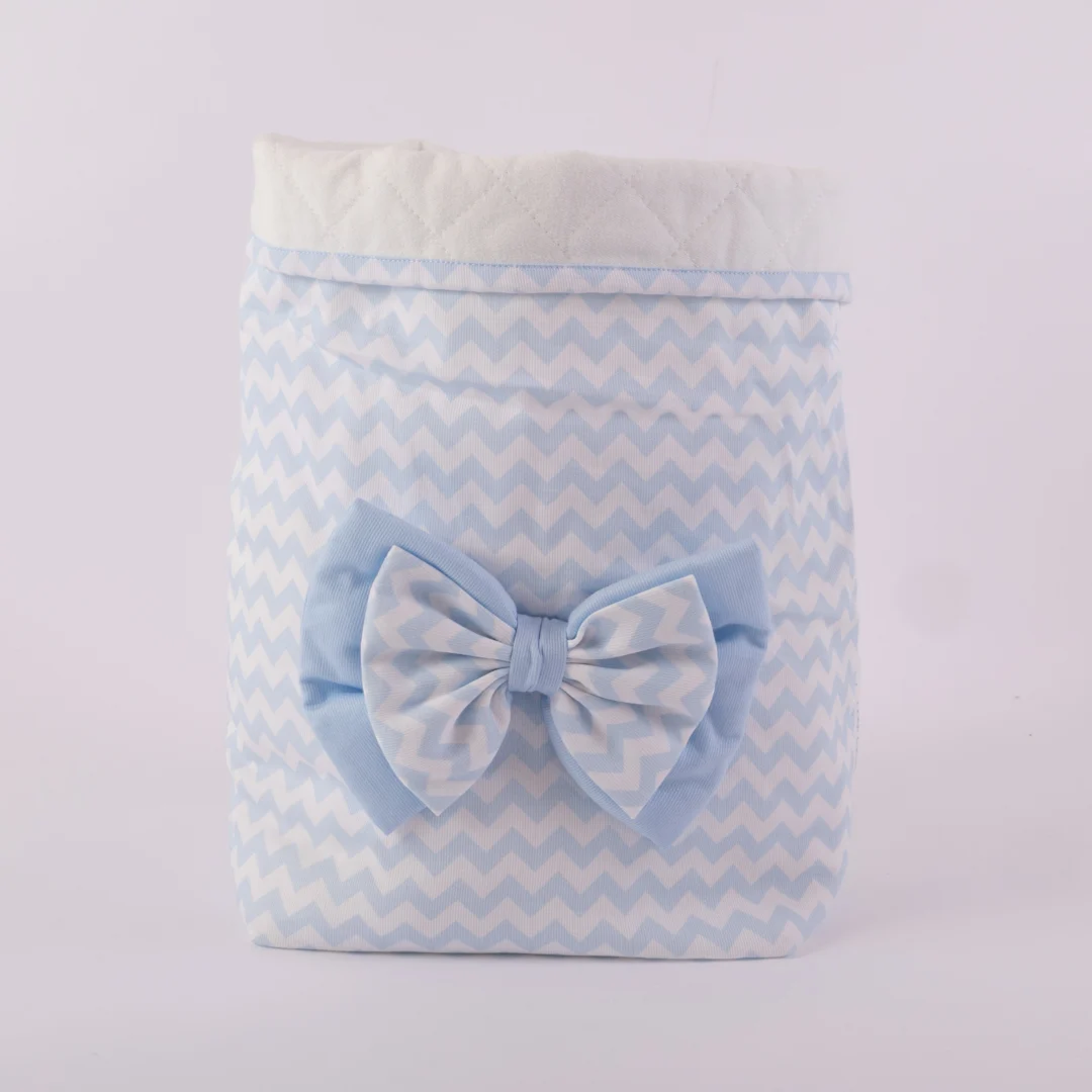 Portapannolini zig zag celeste Portapannolini zig zag celeste - immagine 3