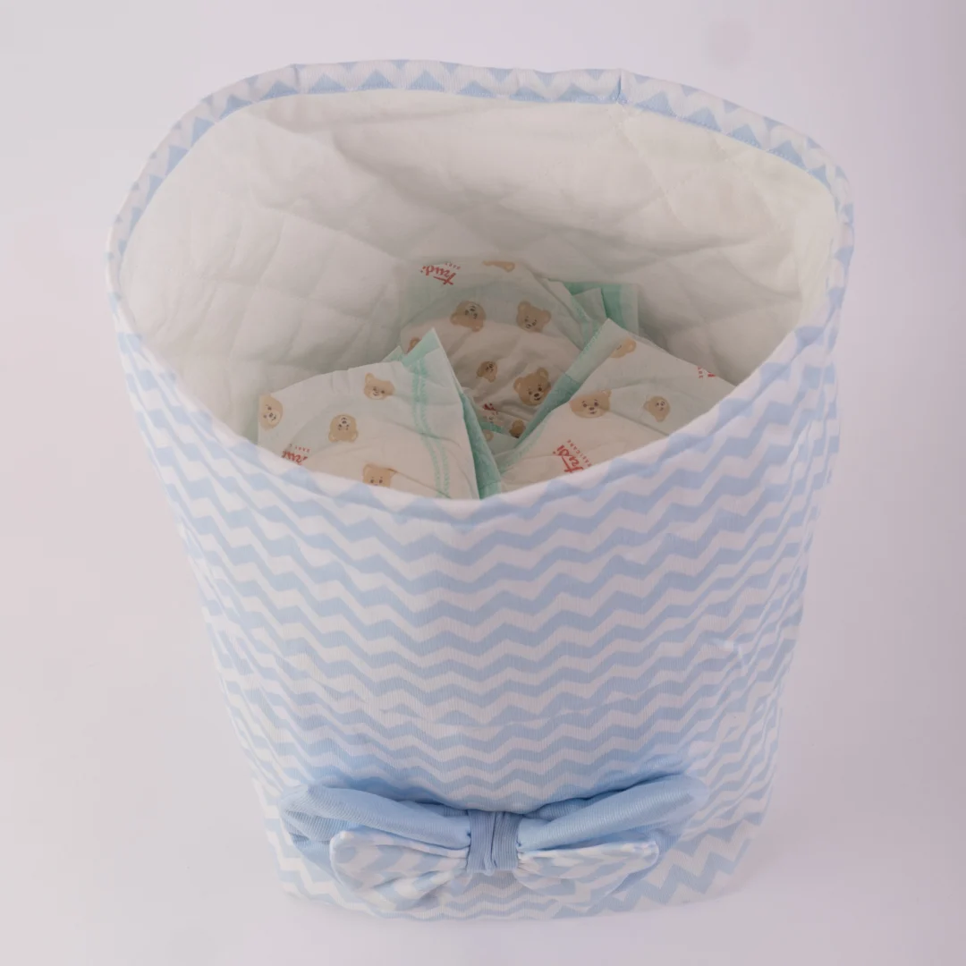 Portapannolini zig zag celeste Portapannolini zig zag celeste - immagine 5