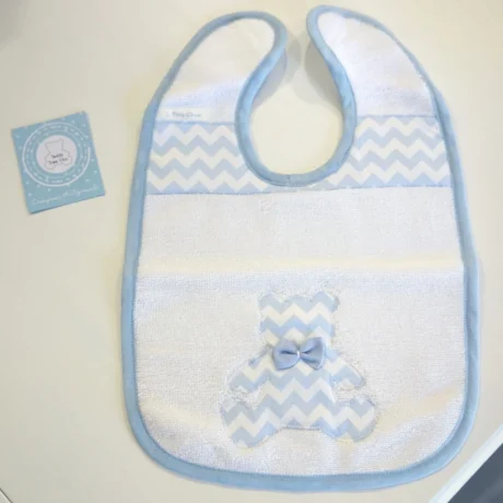 Bavaglino Pappa orsetto zig zag bimbo