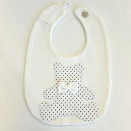 Bavetta orsetto micro pois