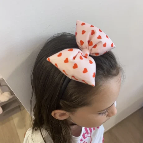 Cerchietto Fiocco cuoricini