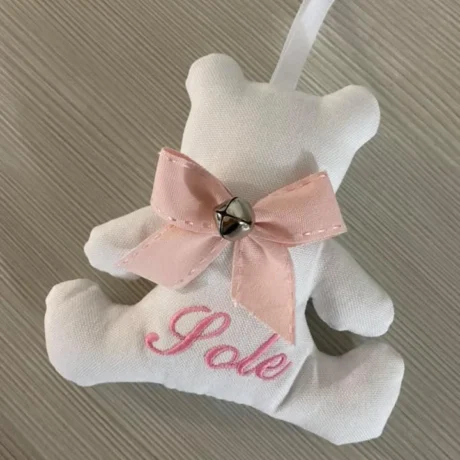 Orsetto con nome ricamato