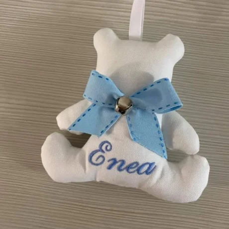 Orsetto con nome ricamato