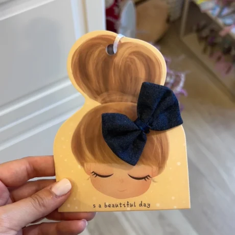 Molletta fiocco jeans