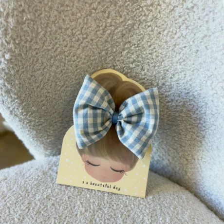 Elastico Fiocco a quadretti provenza