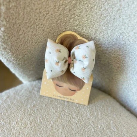 Elastico Fiocco fiorellini e foglioline