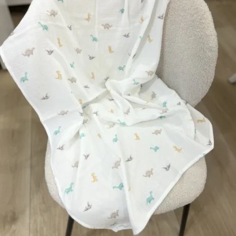 Copertina mussola dinosauri